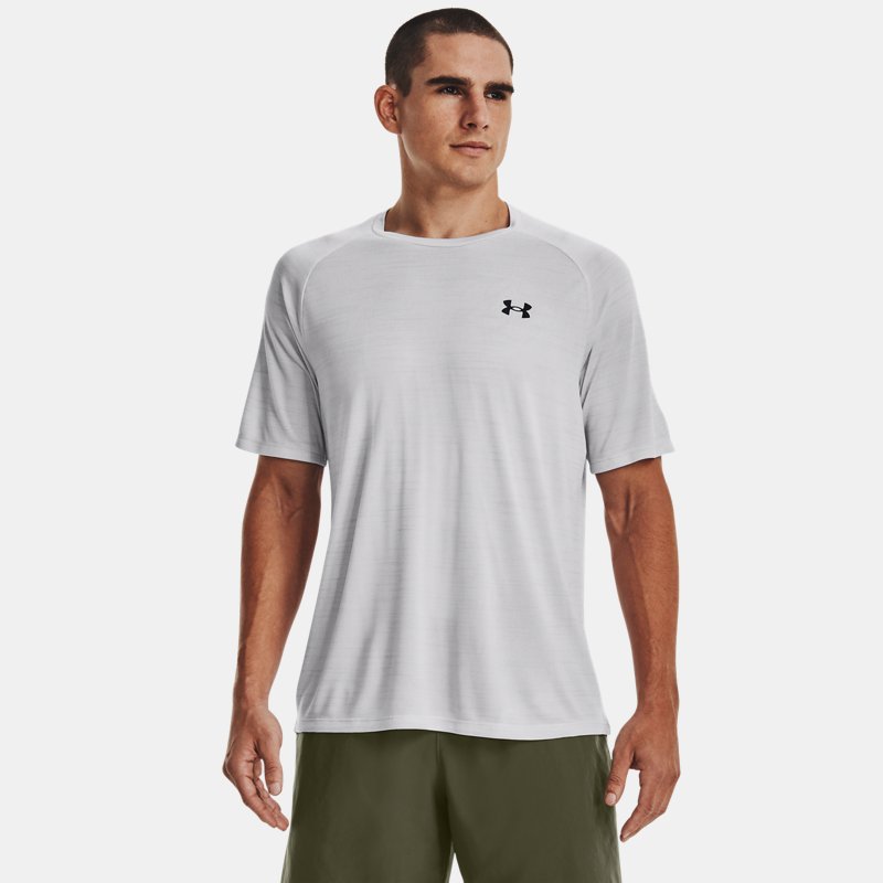 Tee-shirt à manches courtes Under Armour Tech™ 2.0 Tiger pour homme Halo Gris / Noir 3XL